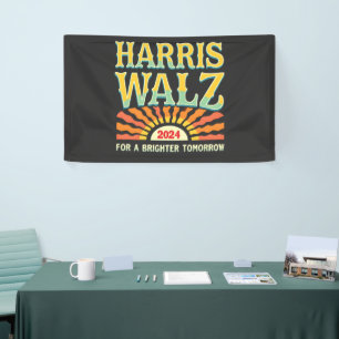 Harris Waltz für eine Brighter Tomorrow Kamala Har Banner