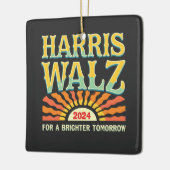 Harris Waltz für eine Brighter Tomorrow Kamala Har Keramikornament (Links)