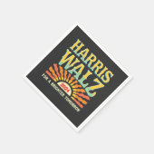 Harris Waltz für eine Brighter Tomorrow Kamala Har Serviette (Ecke)