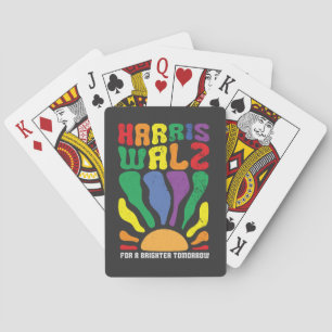 Harris Waltz für eine hellere Zukunft Kamala LGBT  Spielkarten
