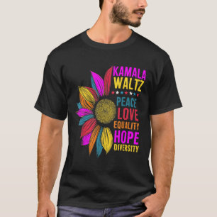 Harris Waltz Peace Liebe Equality Hope Diversity T-Shirt