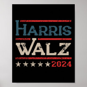 Harris Waltz Vintag Harris Waltz 2024 Kamala Harr Poster