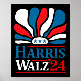 Harris Waltz Vintag Harris Waltz 2024 Kamala Harr Poster
