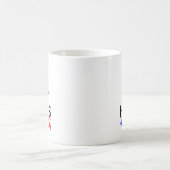 Harris Waltz Vote Kamala Blume 2024 Kaffeetasse (Mittel)