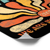 Harris Waltz Wir gehen nicht zurück Kamala Harris Poster (Ecke)