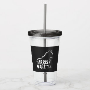 Harris Walz 2024 Acryltrinkbecher