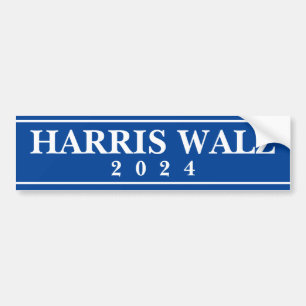 Harris Walz 2024 Autoaufkleber