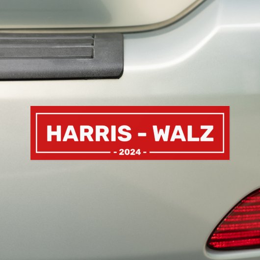 Harris Walz 2024 Autoaufkleber (Auf Auto)