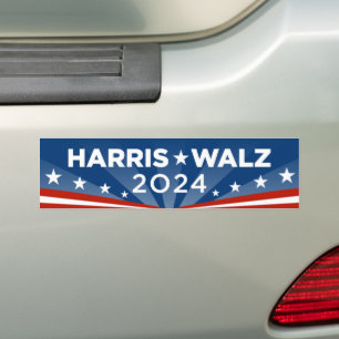 Harris Walz 2024 Autoaufkleber