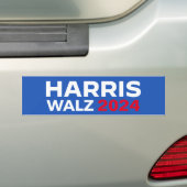 Harris Walz 2024 Autoaufkleber (Auf Auto)