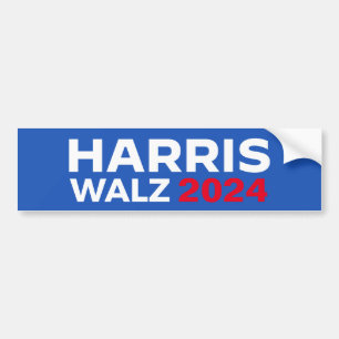 Harris Walz 2024 Autoaufkleber