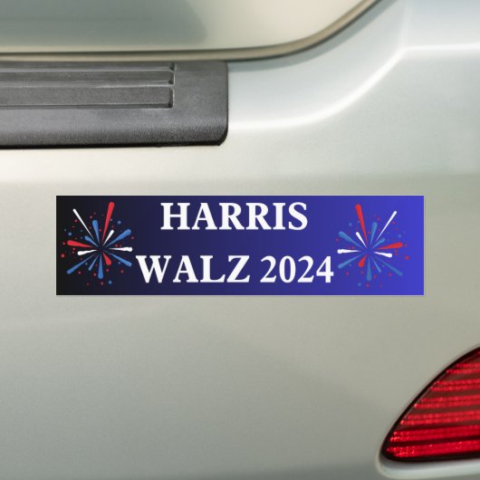 Harris Walz 2024 Autoaufkleber (Auf Auto)