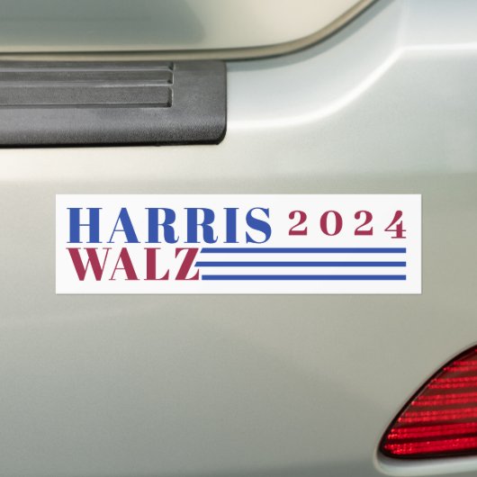 Harris Walz 2024 Autoaufkleber (Auf Auto)