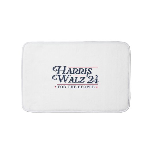 Harris Walz 2024 Badematte (Vorderseite)