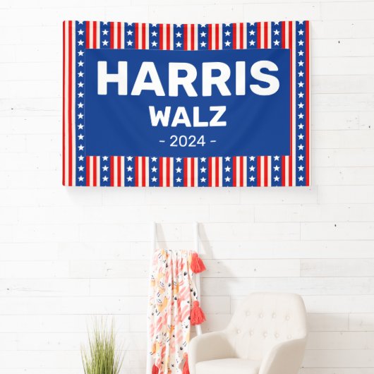 Harris - Walz 2024 Banner (InSitu)