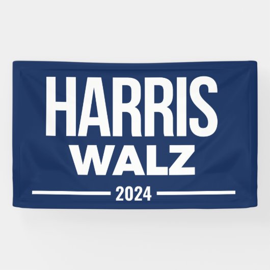 HARRIS WALZ 2024 BANNER (Horizontal)