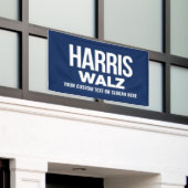 HARRIS WALZ 2024 BANNER (Äußeres Gebäude)