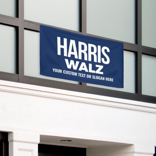 HARRIS WALZ 2024 BANNER (Äußeres Gebäude)