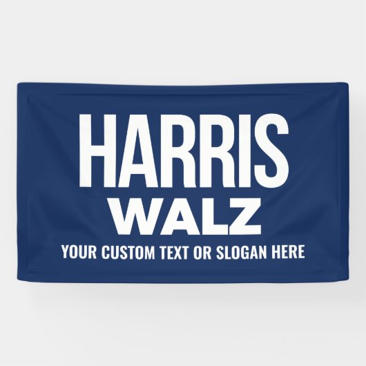 HARRIS WALZ 2024 BANNER (Horizontal)