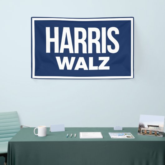 Harris Walz 2024 Banner (Messeveranstaltung)
