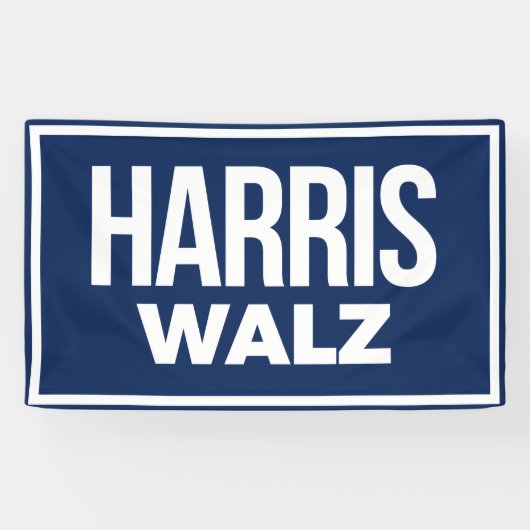 Harris Walz 2024 Banner (Horizontal)