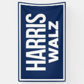 Harris Walz 2024 Banner (Vertikal)