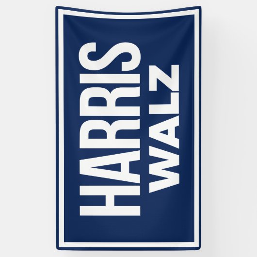 Harris Walz 2024 Banner (Vertikal)