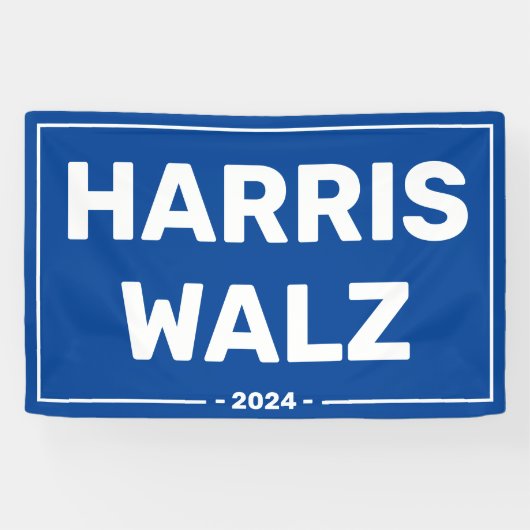 Harris Walz 2024 Banner (Horizontal)