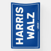 Harris Walz 2024 Banner (Vertikal)
