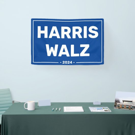 Harris Walz 2024 Banner (Messe)