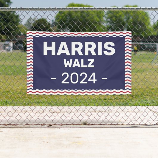 Harris - Walz 2024 Banner (Insitu)