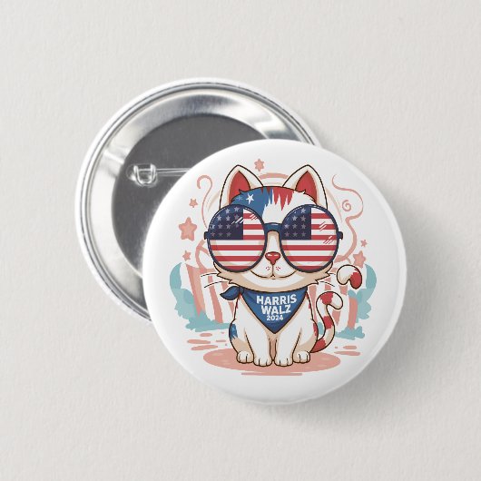 HARRIS WALZ 2024 BUTTON (Vorne & Hinten)
