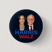 Harris Walz 2024 Button (Vorderseite)