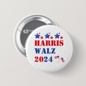 HARRIS WALZ 2024 BUTTON (Vorne & Hinten)