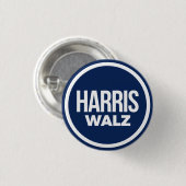 Harris Walz 2024 Button (Vorne & Hinten)