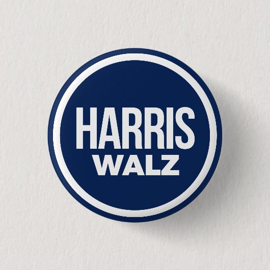 Harris Walz 2024 Button (Vorderseite)
