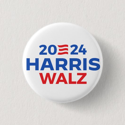 Harris Walz 2024 Button (Vorderseite)