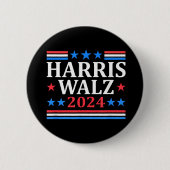 Harris Walz 2024 Button (Vorderseite)