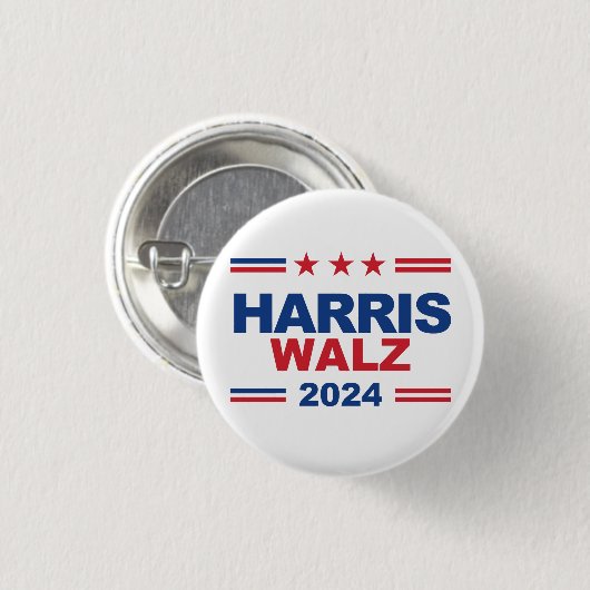Harris Walz 2024 Button (Vorne & Hinten)