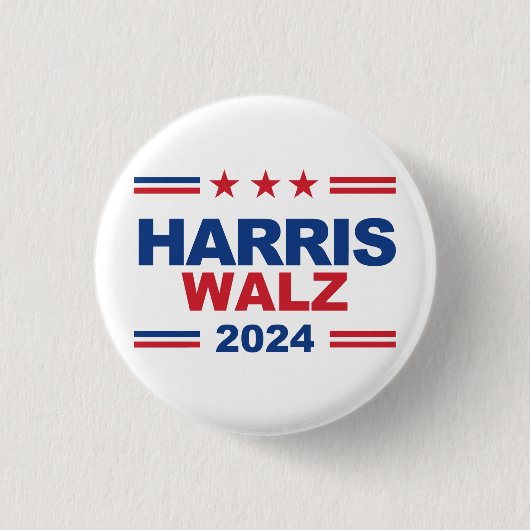 Harris Walz 2024 Button (Vorderseite)