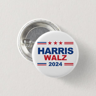 Harris Walz 2024 Button