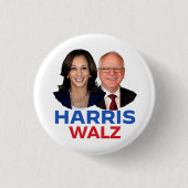 Harris Walz 2024 Button (Vorderseite)