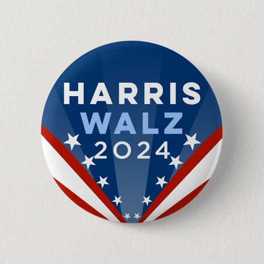 Harris Walz 2024 Button (Vorderseite)