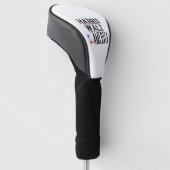 Harris Walz 2024 Button Golf Headcover (angewinkelt)