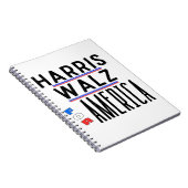 Harris Walz 2024 Button Notizblock (Rechte Seite)