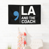 Harris Walz 2024 Comma La und The Coach 2024 Banner (Insitu)