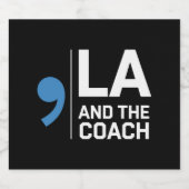 Harris Walz 2024 Comma La und The Coach 2024 Bierflaschenetikett (Einzelnes Label)