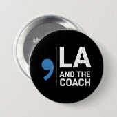 Harris Walz 2024 Comma La und The Coach 2024 Button (Vorne & Hinten)