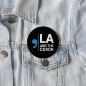 Harris Walz 2024 Comma La und The Coach 2024 Button (Beispiel)