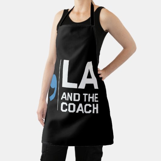 Harris Walz 2024 Comma La und The Coach 2024 Schürze (InSitu)